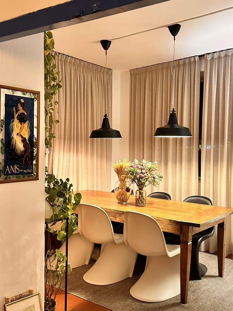 Comedor casa vacacional Polop - La Calma